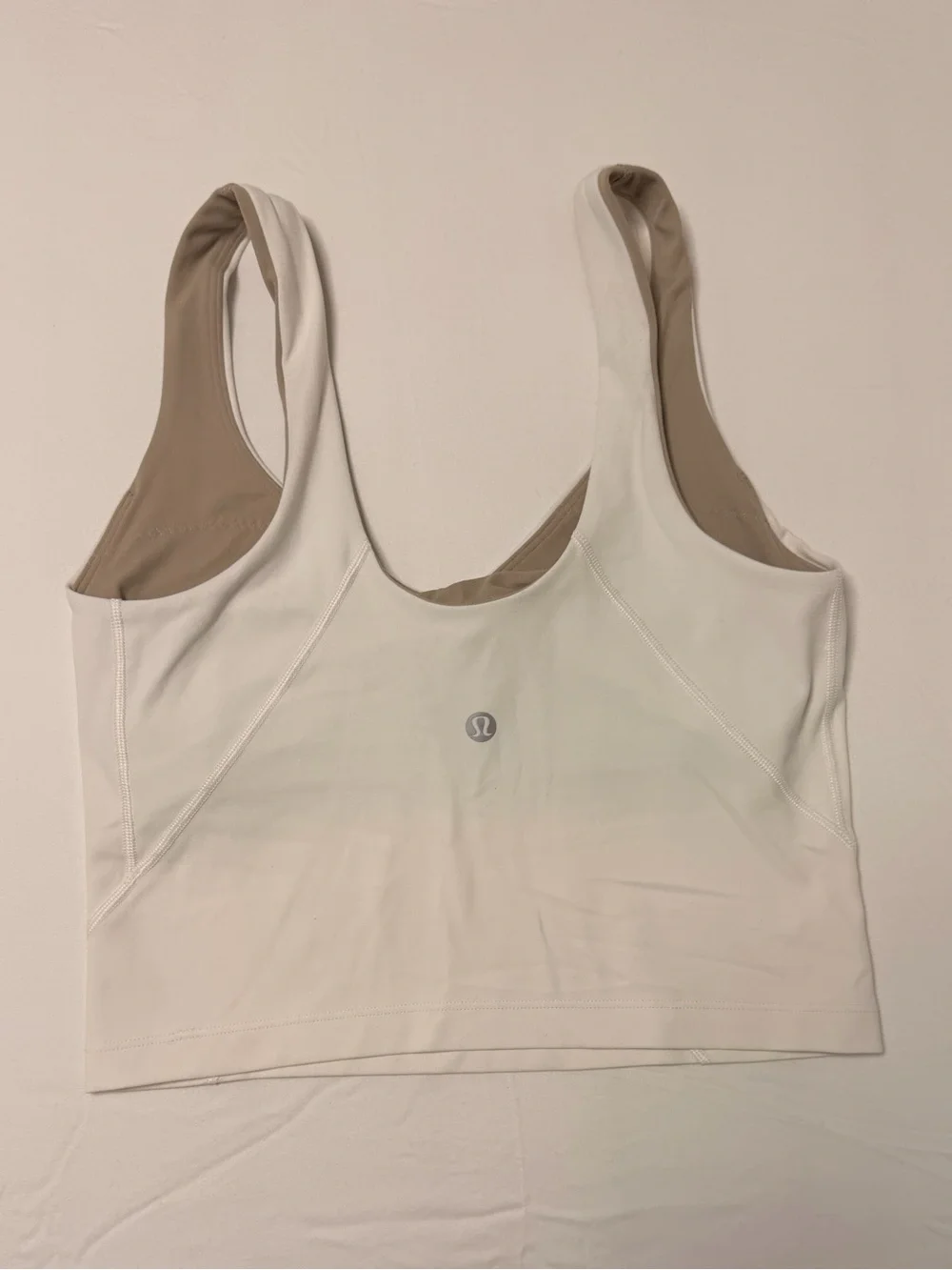 lululemon athletica Cream Scoop V-Neck Tank